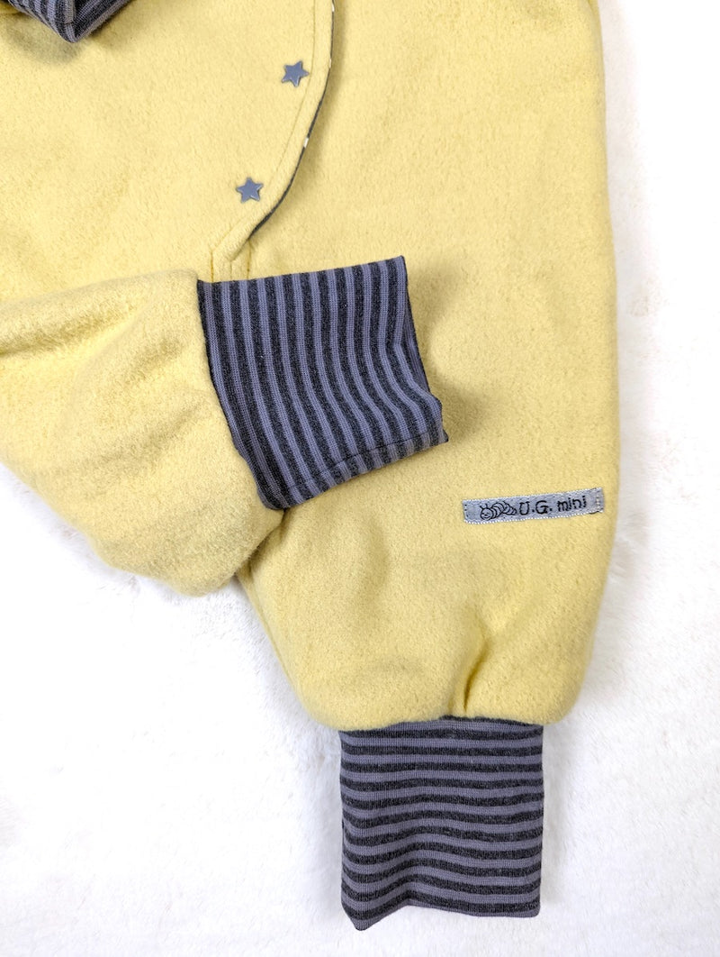 *Pünktchen* Gefütterter Overall aus Baumwollfleece - U.G. Mini, Unisex Gr.62