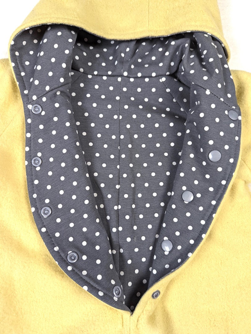 *Pünktchen* Gefütterter Overall aus Baumwollfleece - U.G. Mini, Unisex Gr.62