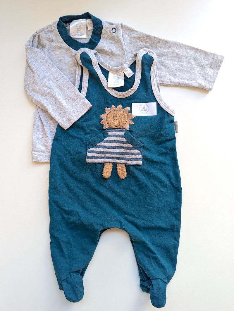 Strampler Set, kleiner Löwe - Sterntaler, Unisex Gr.62