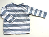 Langarmshirt gestreift - H&M, Unisex Gr.62