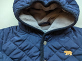 Steppjacke mit Kapuze, wattiert - Sanetta, Unisex Gr.68