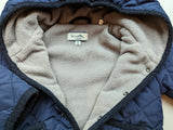 Steppjacke mit Kapuze, wattiert - Sanetta, Unisex Gr.68
