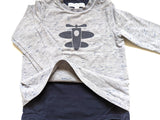 Sweatshirt mit integriertem Body - Bellybutton, Junge Gr.74