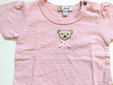T-Shirt mit kleiner Schleife - Steiff, Mädchen Gr.62