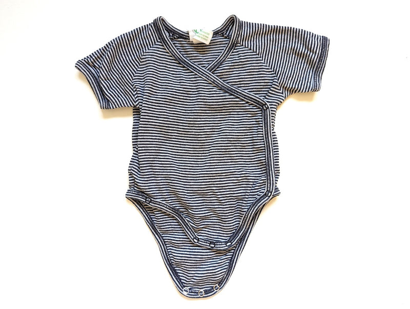 Wickelbody kurzarm - Alana, Unisex Gr.50/56