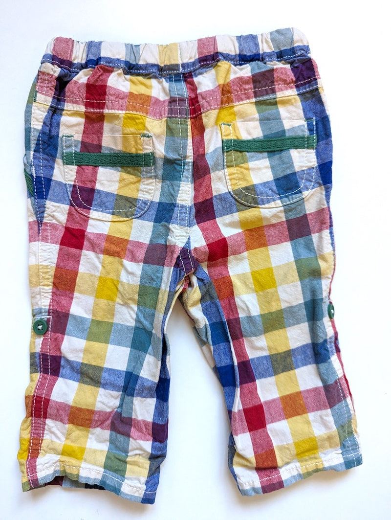 Leichte Stoffhose zum hochkrempeln - Mini Boden, Junge Gr.62/68