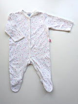 Schlafstrampler aus Nickistoff - Sanetta, Mädchen Gr.56