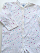 Schlafstrampler aus Nickistoff - Sanetta, Mädchen Gr.56