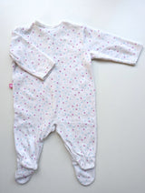 Schlafstrampler aus Nickistoff - Sanetta, Mädchen Gr.56