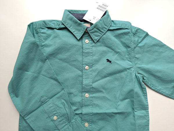 *Neu mit Etikett* Baumwollhemd langarm - H&M, Junge Gr.110