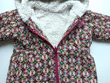 Schickes Stoffjacke mit Kapuze - Handmade, Mädchen Gr.62/68