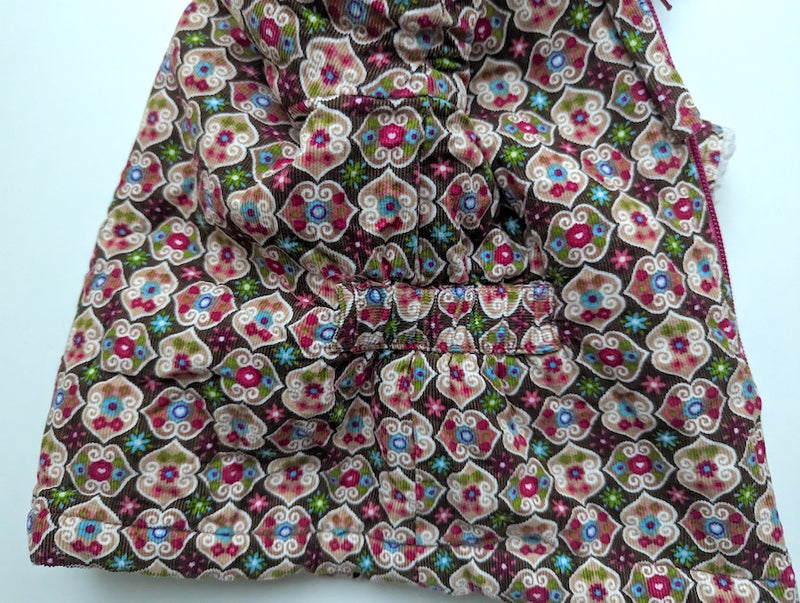 Schickes Stoffjacke mit Kapuze - Handmade, Mädchen Gr.62/68