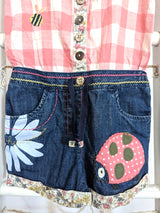 Sommer Jumpsuit kurz - Next, Mädchen Gr.104/110