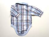 Kariertes Bodyhemd - Next Baby, Junge Gr.62/68