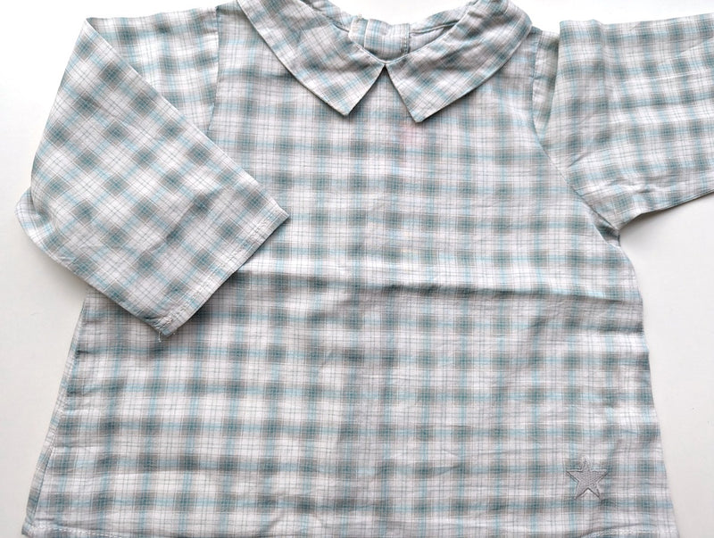 Outfit, Bluse/Hemdchen mit kurzer Pumphose - Numae Paris, Unisex Gr.62/68