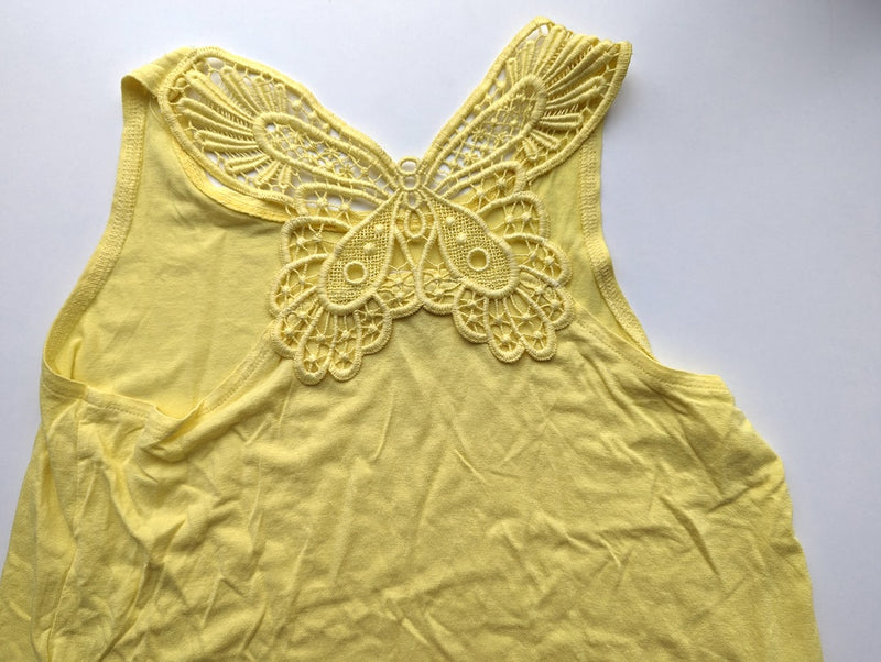 2er Set Schmetterling: Top mit Shorts - H&M & Boboli , Mädchen Gr.116/122