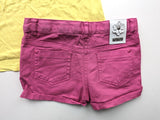 2er Set Schmetterling: Top mit Shorts - H&M & Boboli , Mädchen Gr.116/122