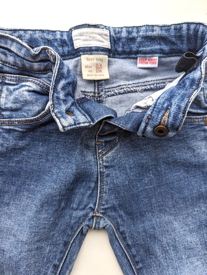 Jeans, Skinny - Zara Baby, Mädchen Gr.104