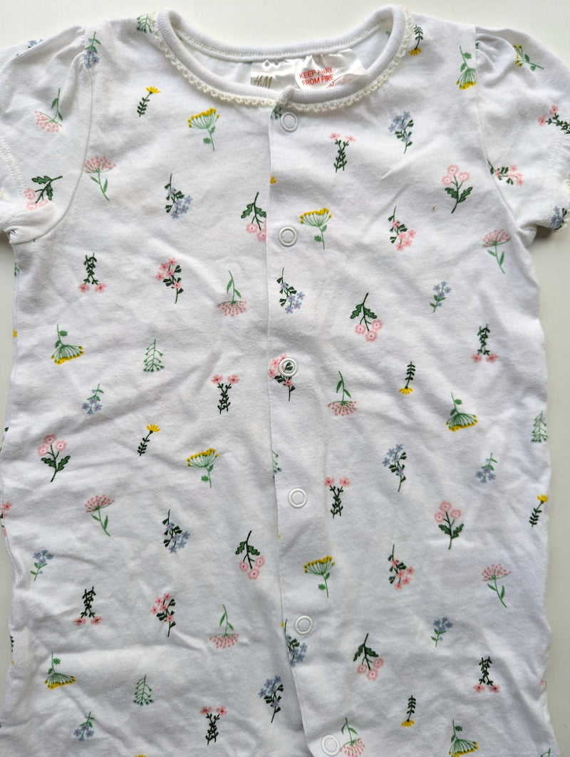 Schlafstrampler kurz - H&M, Mädchen Gr.68