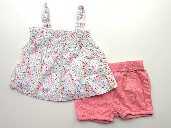 2er Set Hochsommer, Top mit hübscher Shorts - Logan, Mädchen Gr.68/74