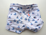 *Neuwertig* Badehose, Segelschiff - Sunuva, Junge Gr.68/74