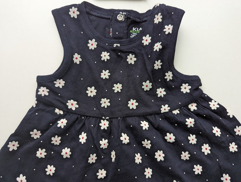 *Neu mit Etikett* Sommerkleid aus Jersey mit Blümchen - Kiabi, Mädchen Gr.62/68