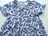 Sommerkleid aus Jersey mit Federn - Staccato, Mädchen Gr.62