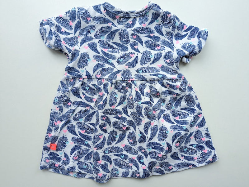 Sommerkleid aus Jersey mit Federn - Staccato, Mädchen Gr.62
