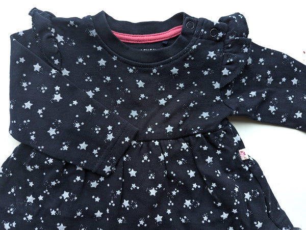 Sweatshirtkleid mit integriertem Body und Tüll - Blue Seven, Mädchen Gr.62/68