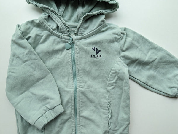 Sweatjacke mit Kapuze - S.Oliver, Mädchen Gr.62