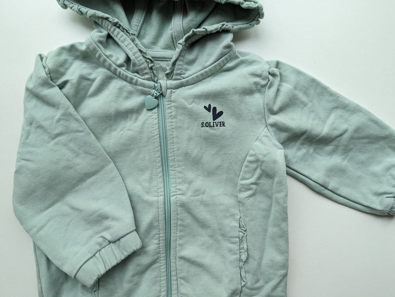 Sweatjacke mit Kapuze - S.Oliver, Mädchen Gr.62