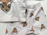 2tlg Set, Bambi: Sweatshirt und Hose - H&M, Mädchen Gr.50