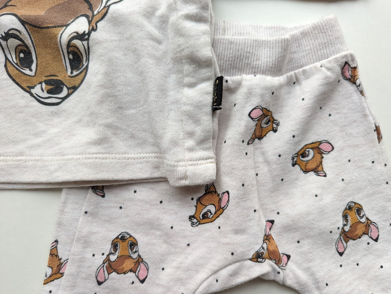 2tlg Set, Bambi: Sweatshirt und Hose - H&M, Mädchen Gr.50