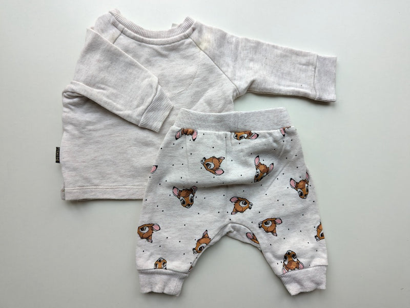 2tlg Set, Bambi: Sweatshirt und Hose - H&M, Mädchen Gr.50