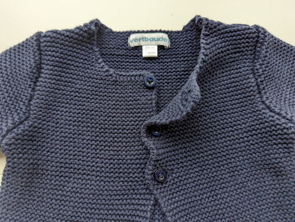 Strickjacke - Vertbaudet, Unisex Gr.50/56