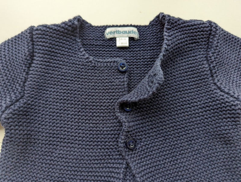 Strickjacke - Vertbaudet, Unisex Gr.50/56