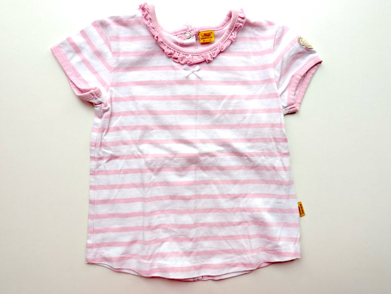 T-Shirt mit Rüschenkragen - Steiff, Mädchen Gr.80