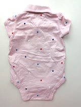 Kurzarm Poloshirt-Body mit Sterne - Tommy Hilfiger, Mädchen Gr.68/74