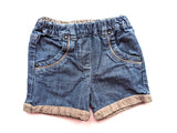 Bequeme Jeans-Shorts - Vertbaudet, Mädchen Gr.86