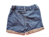 Bequeme Jeans-Shorts - Vertbaudet, Mädchen Gr.86